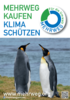 Mehrwegzeichen Plakat "Pinguin"